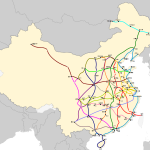 High speed rail network in China